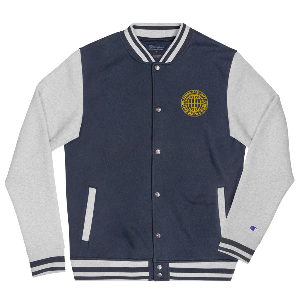 Pindaale Embroidered Champion Bomber Jacket