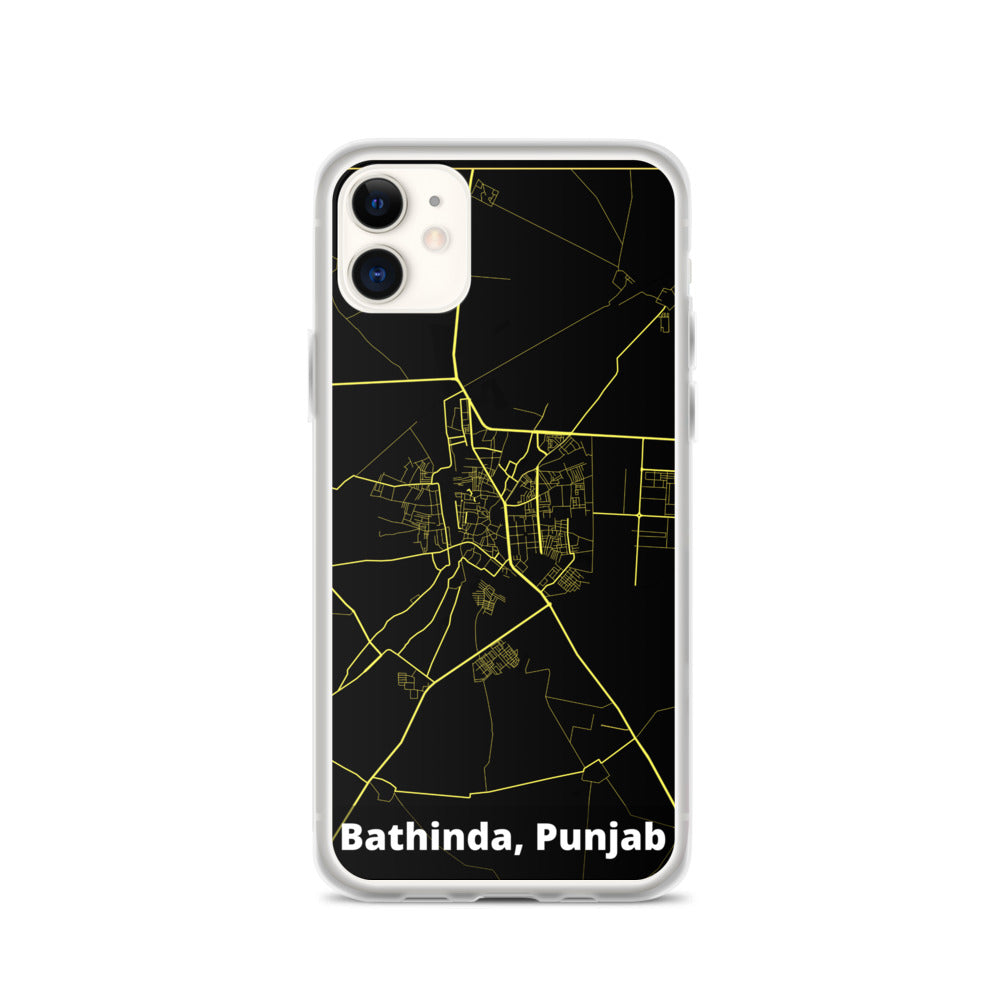 Bathinda Map iPhone Case