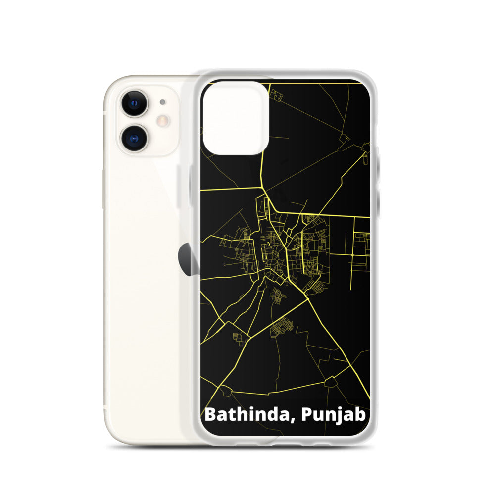 Bathinda Map iPhone Case