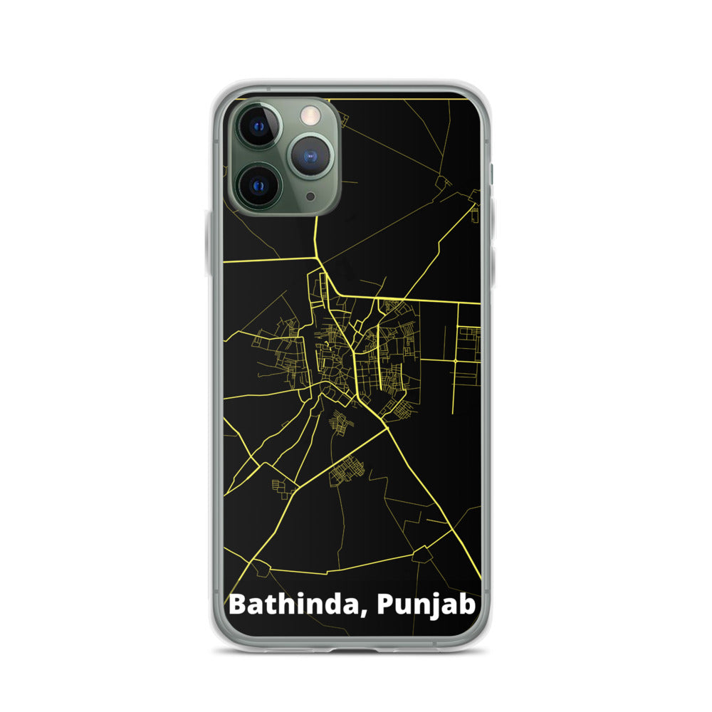 Bathinda Map iPhone Case