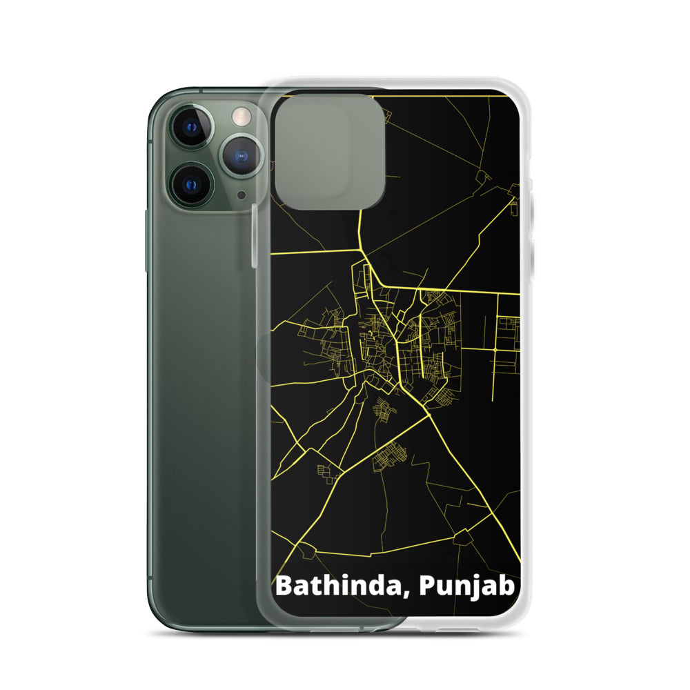 Bathinda Map iPhone Case