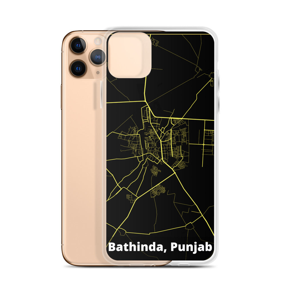 Bathinda Map iPhone Case