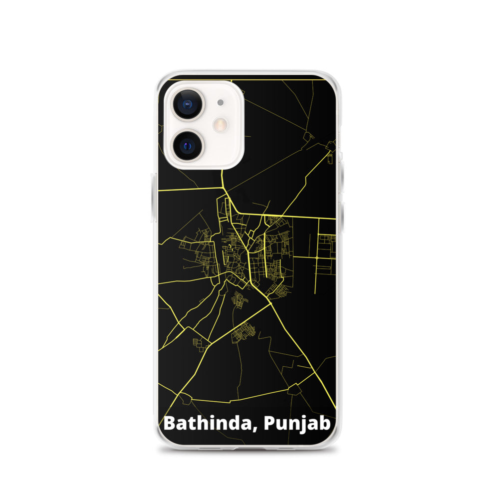 Bathinda Map iPhone Case