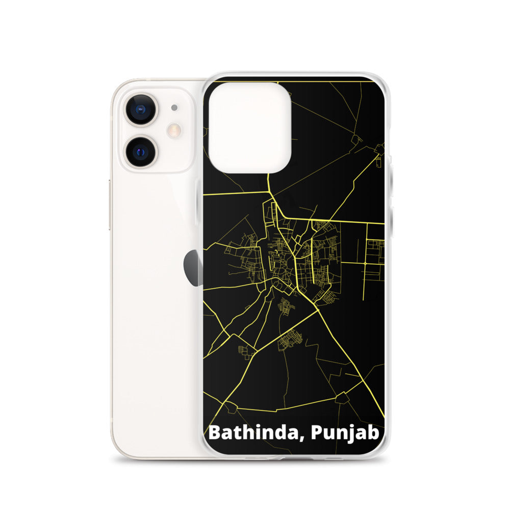 Bathinda Map iPhone Case
