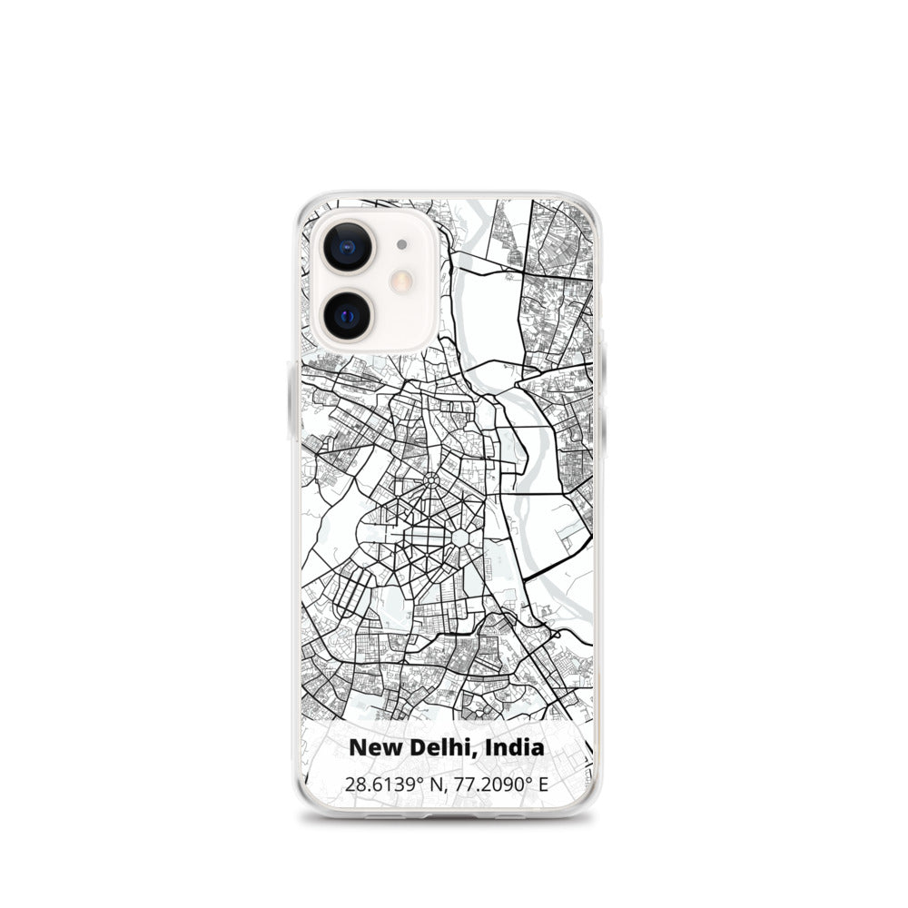 Delhi Map iPhone Case