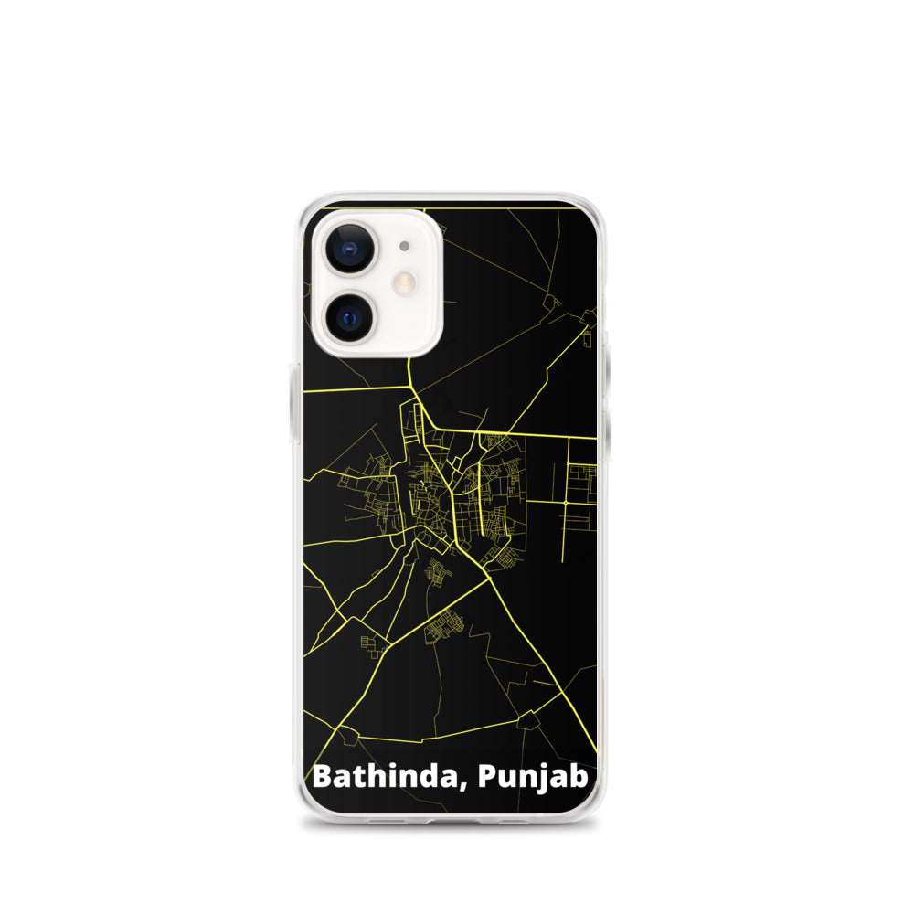 Bathinda Map iPhone Case