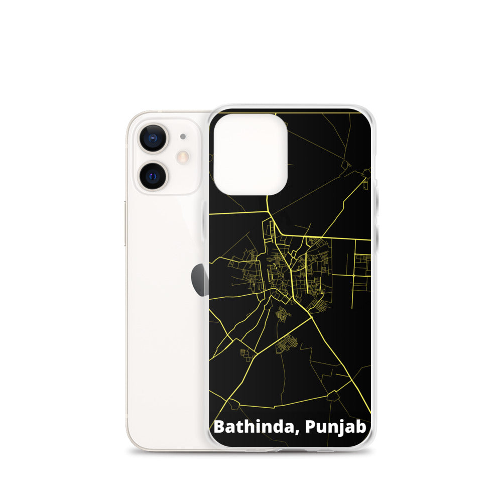 Bathinda Map iPhone Case