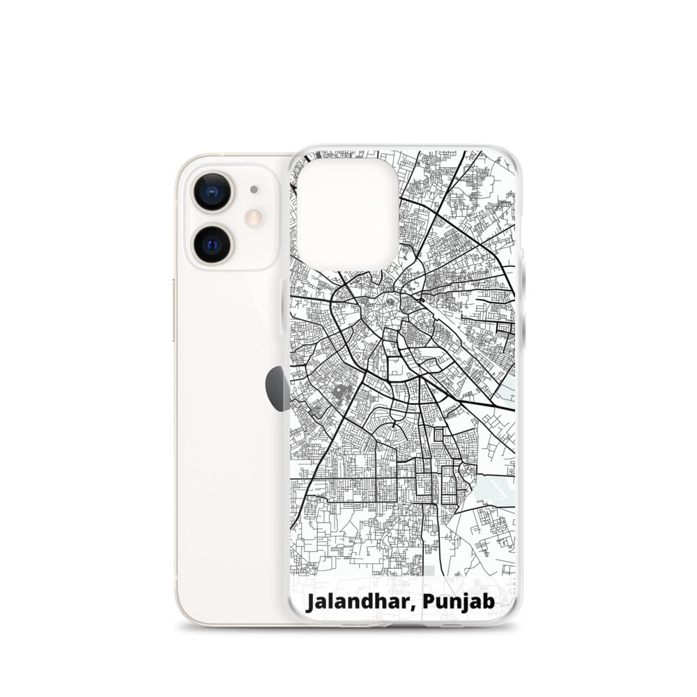 Jalandhar Map iPhone Case