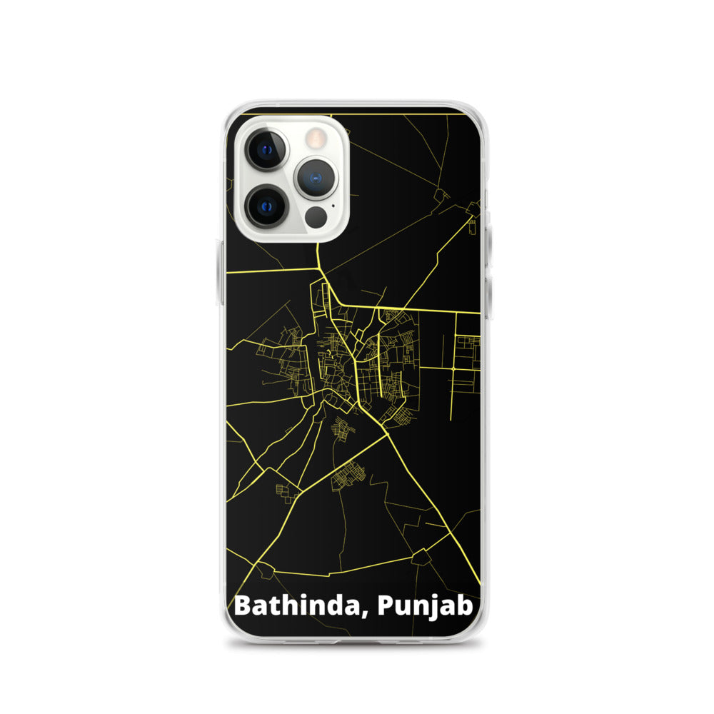Bathinda Map iPhone Case