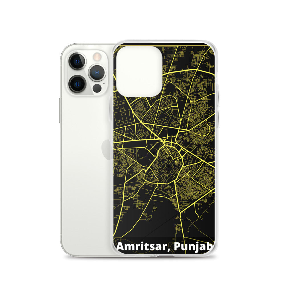 Amritsar Map iPhone Case