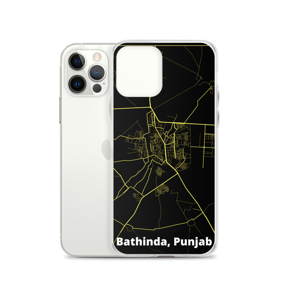 Bathinda Map iPhone Case