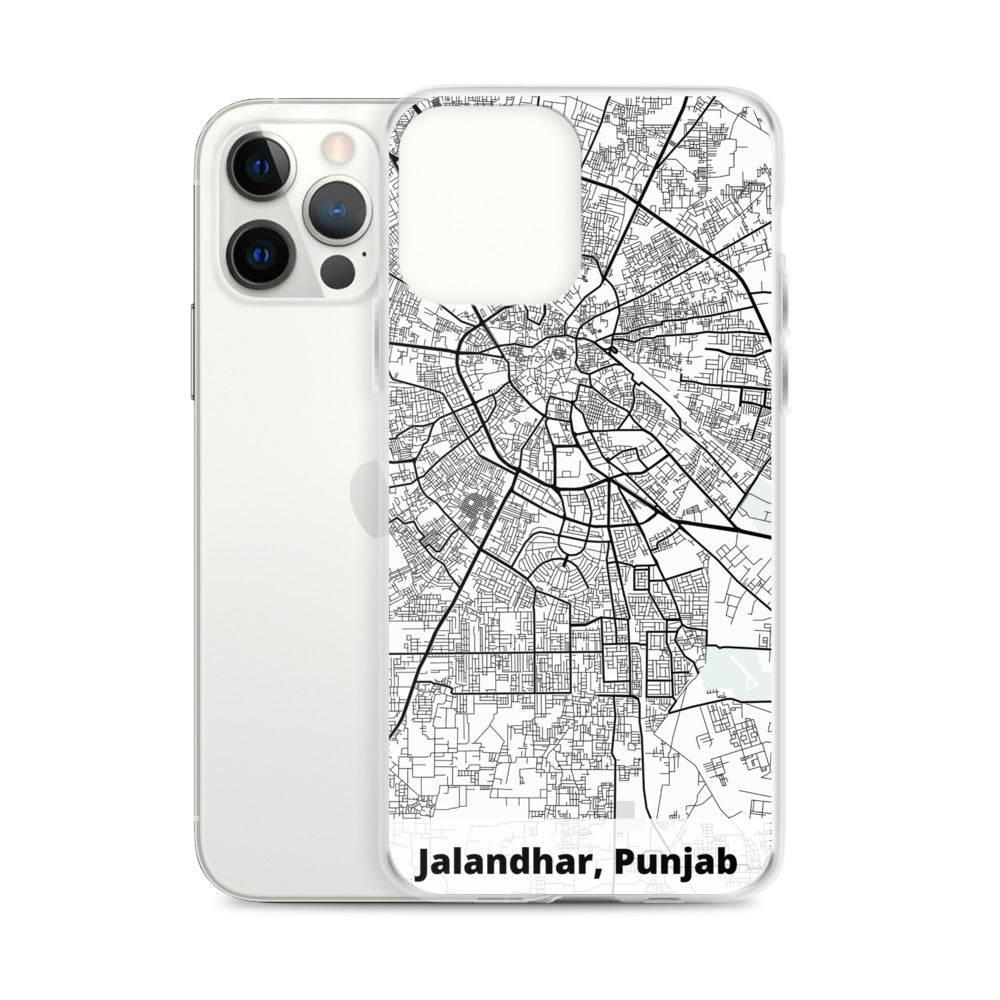 Jalandhar Map iPhone Case