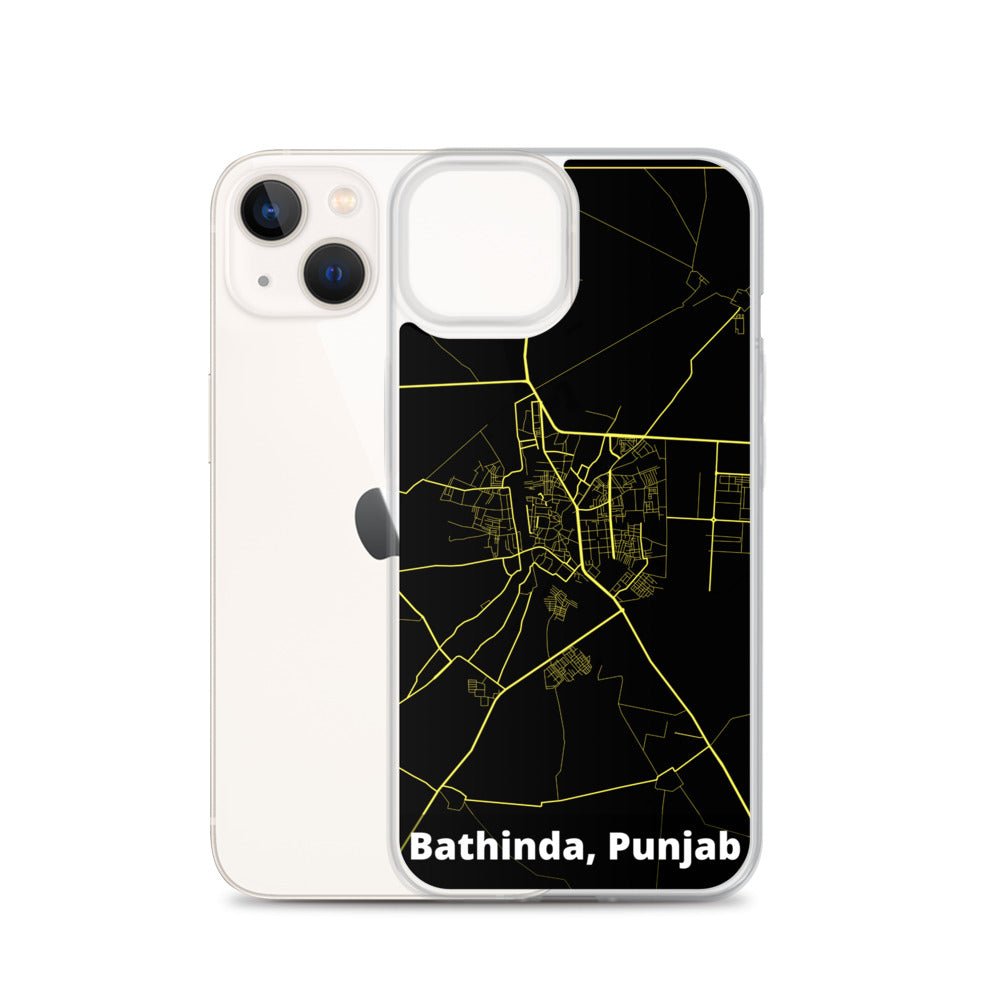 Bathinda Map iPhone Case