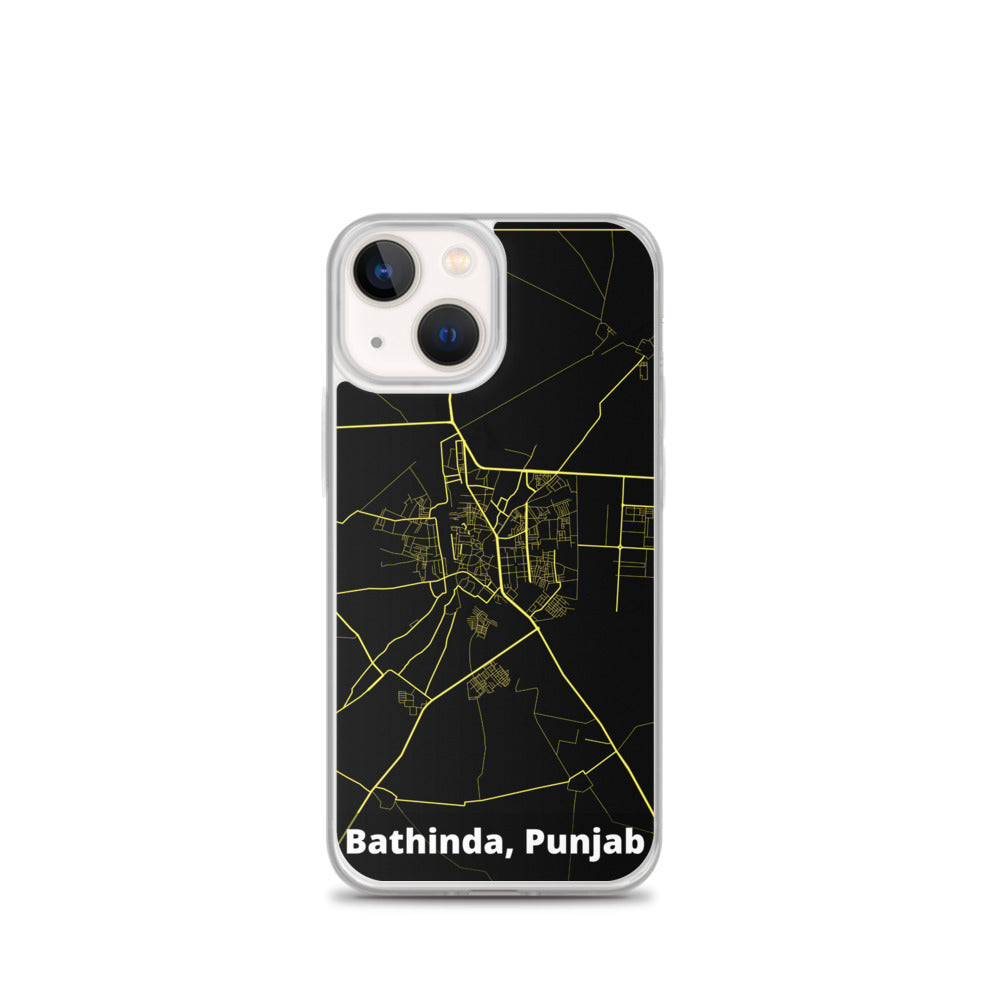 Bathinda Map iPhone Case