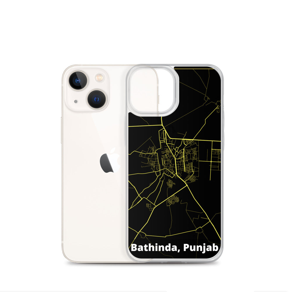 Bathinda Map iPhone Case