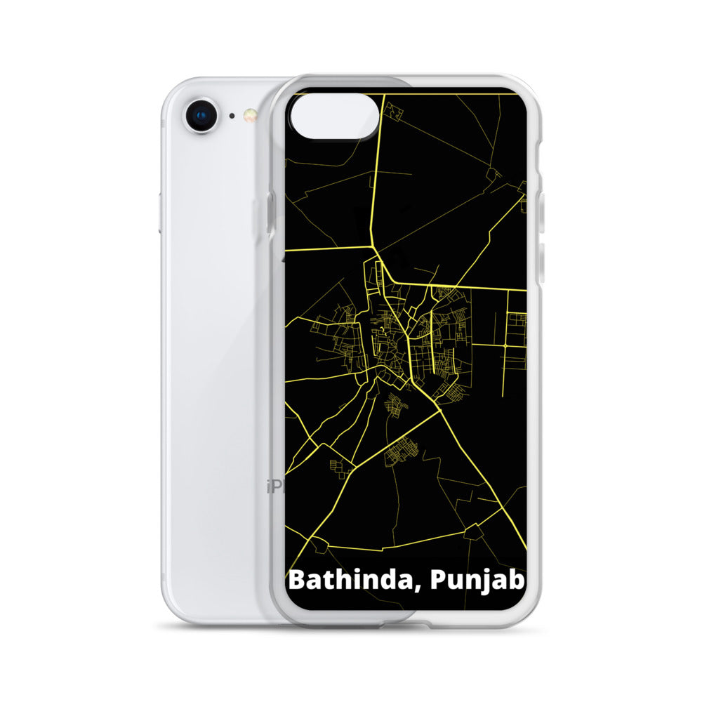 Bathinda Map iPhone Case