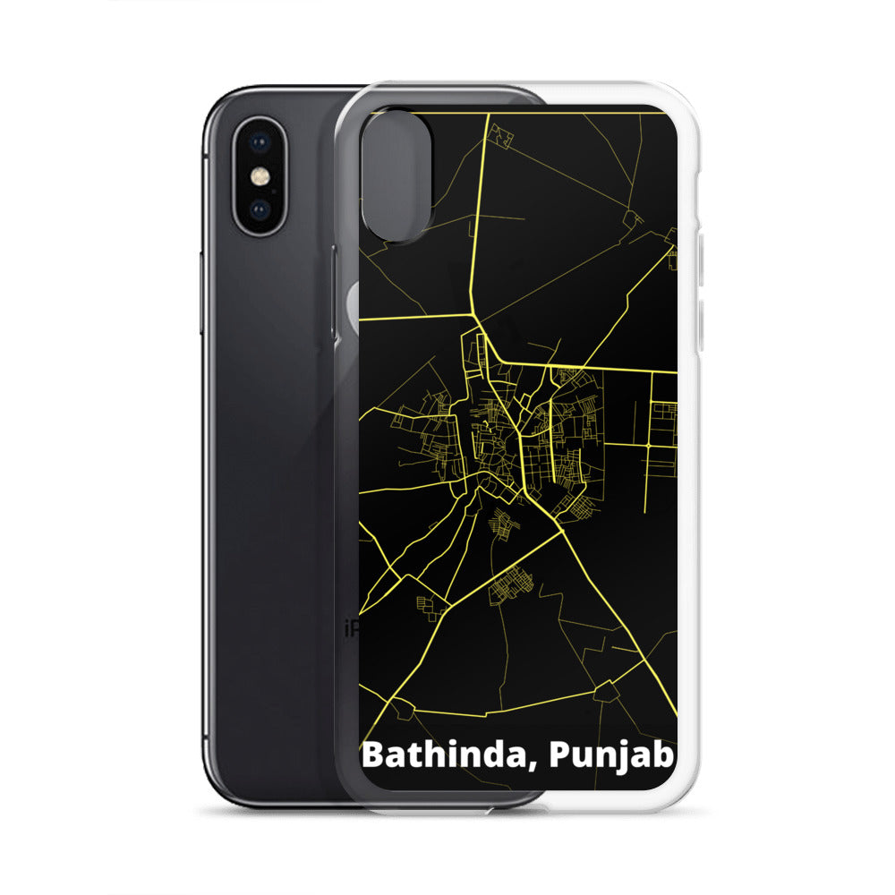 Bathinda Map iPhone Case
