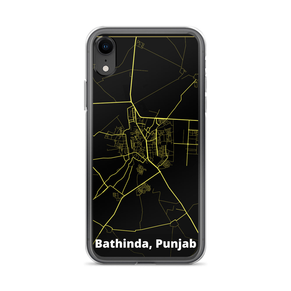 Bathinda Map iPhone Case