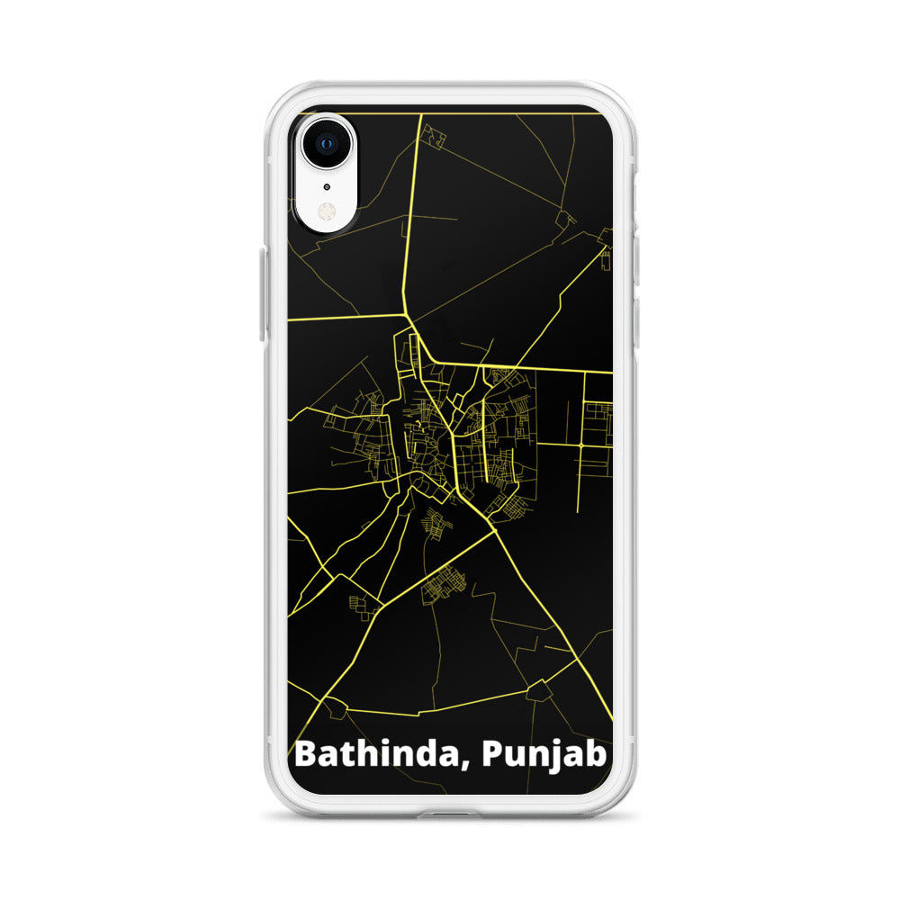 Bathinda Map iPhone Case