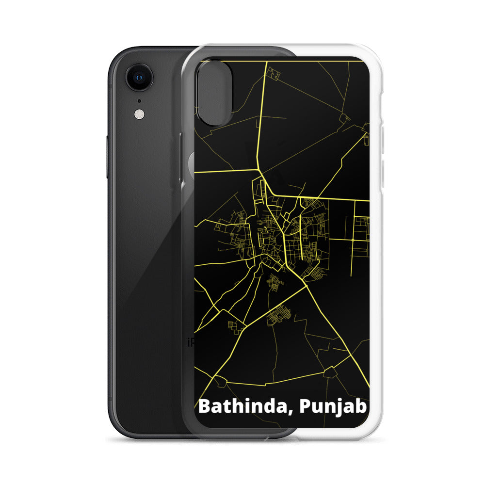 Bathinda Map iPhone Case