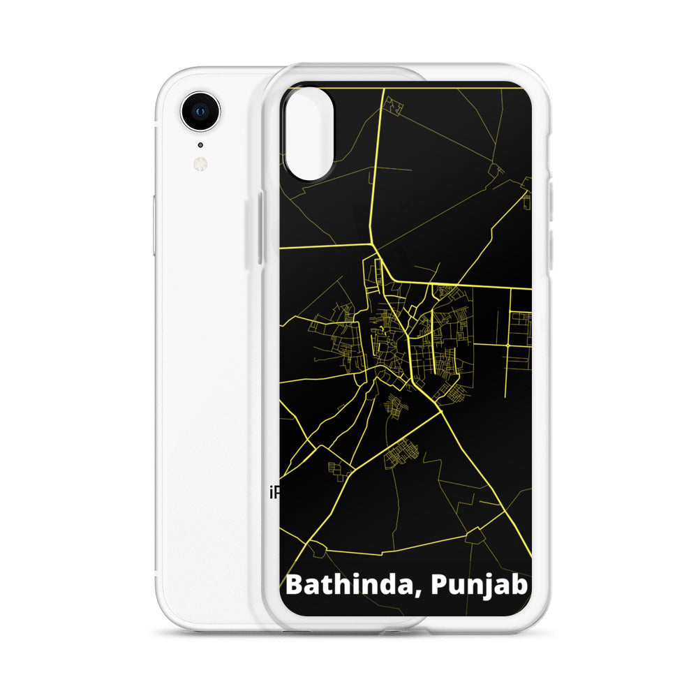 Bathinda Map iPhone Case