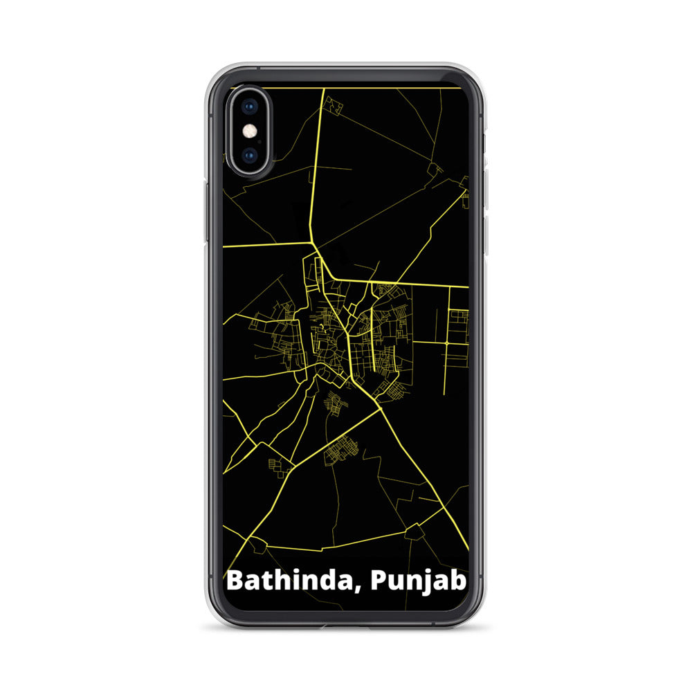 Bathinda Map iPhone Case