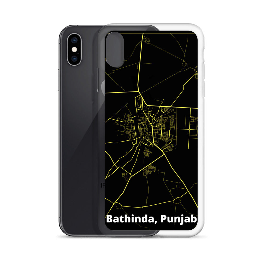 Bathinda Map iPhone Case