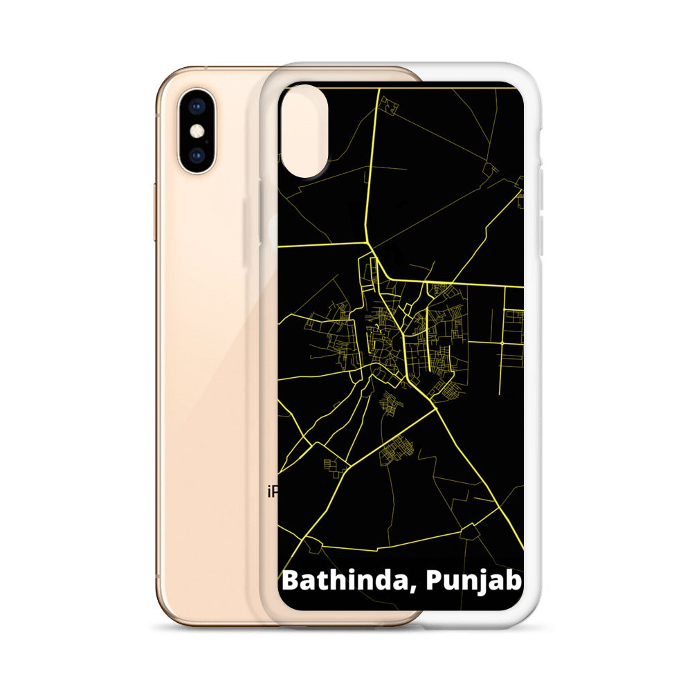 Bathinda Map iPhone Case