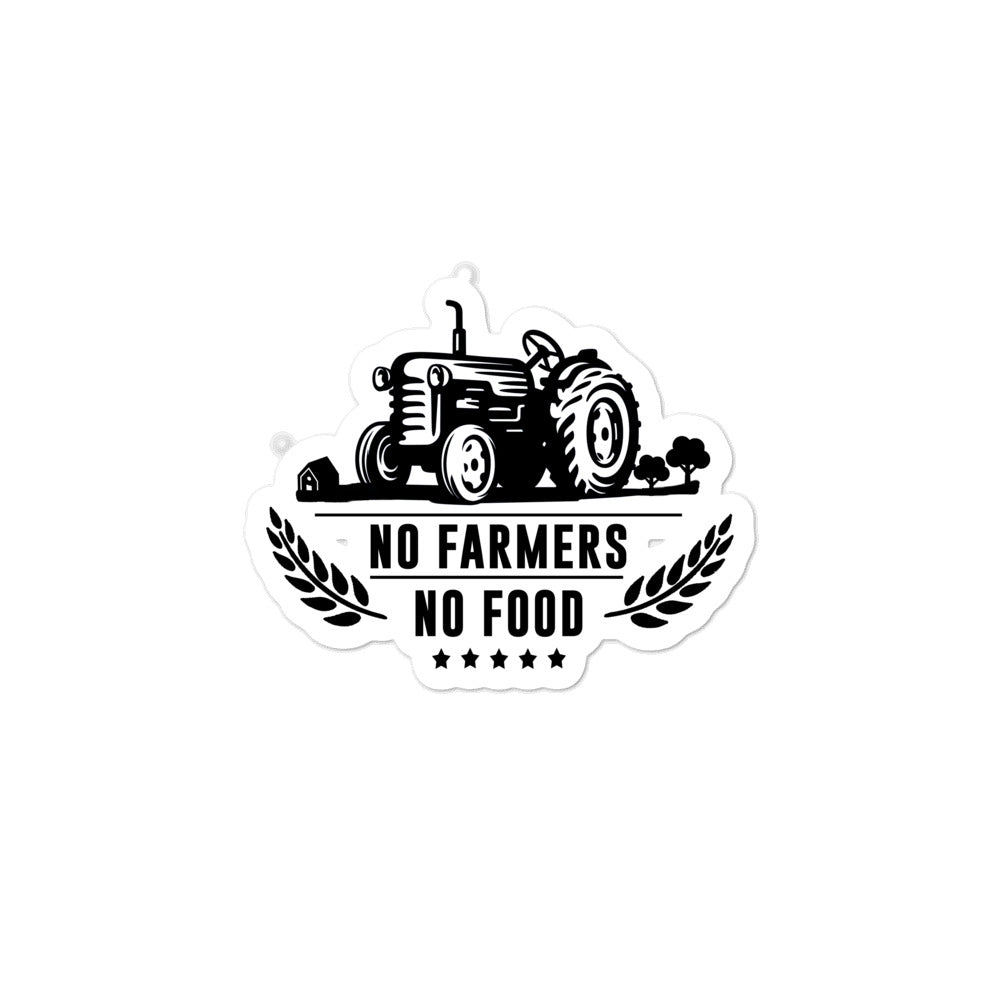 No farmer No Food stickers