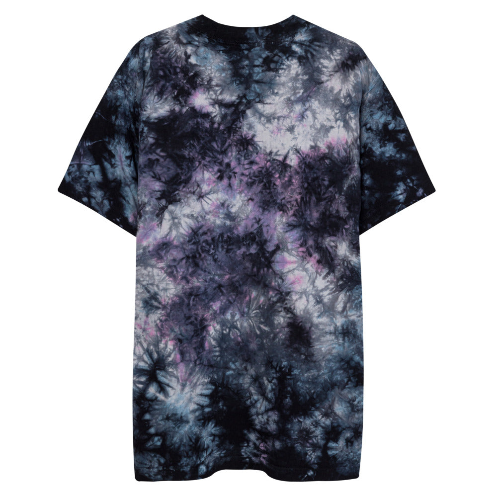 Hanji Embroidery Oversized tie-dye t-shirt