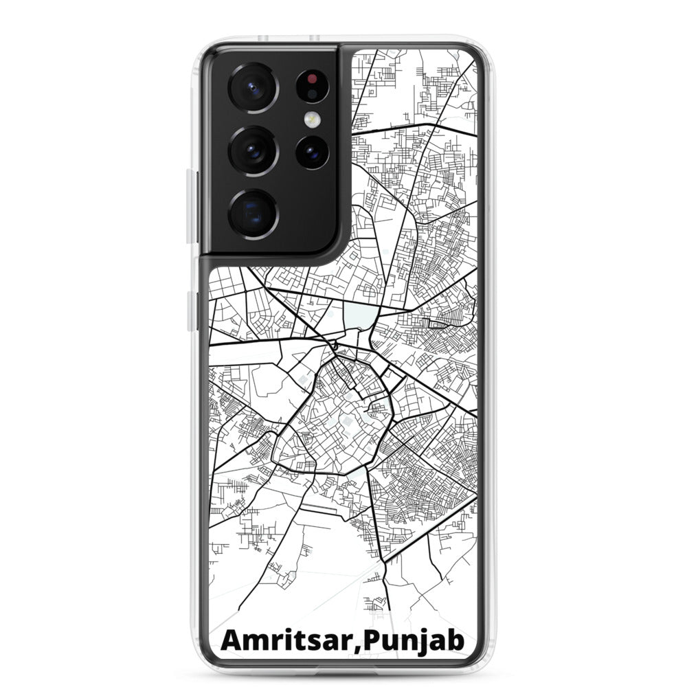 Amritsar Map Samsung Case