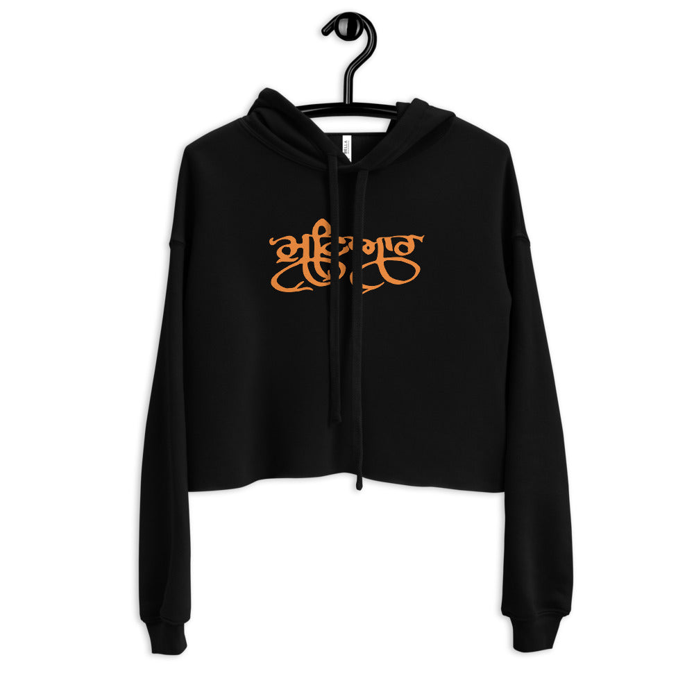 Punjabi Mutiar Crop Hoodie