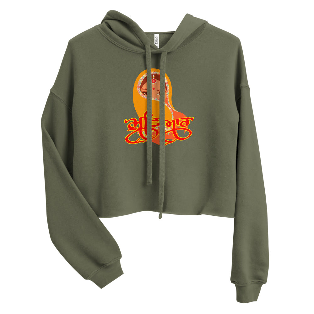 Mutiyaar Crop Hoodie