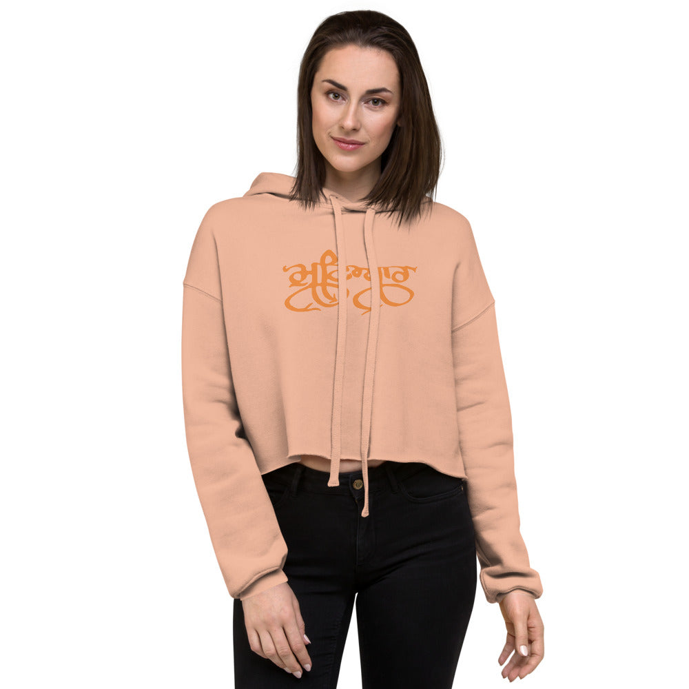 Punjabi Mutiar Crop Hoodie