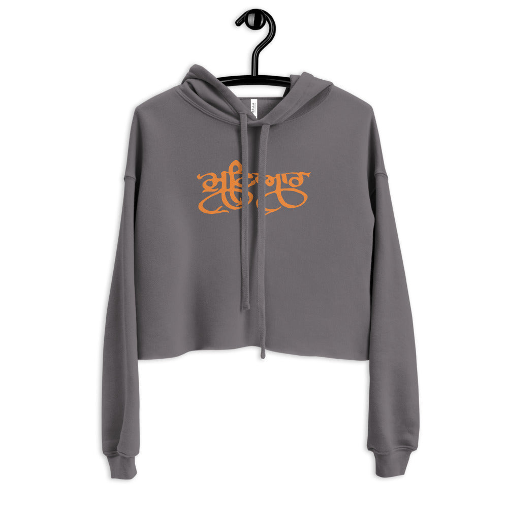 Punjabi Mutiar Crop Hoodie