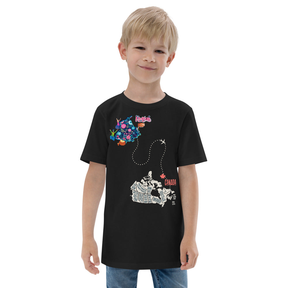 Punjab to Canada Youth jersey t-shirt