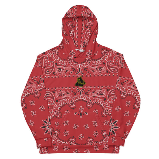 Red Bandana Unisex Hoodie