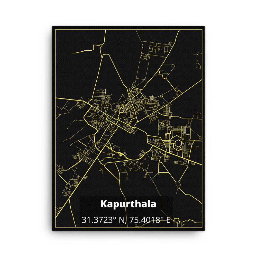 Kapurthala Map Canvas