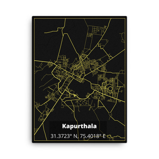 Kapurthala Map Canvas