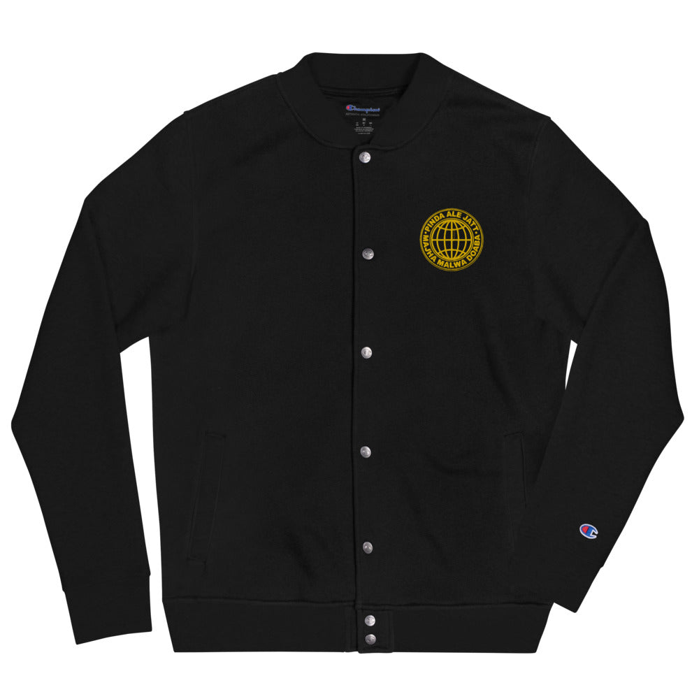 Pindaale Embroidered Champion Bomber Jacket