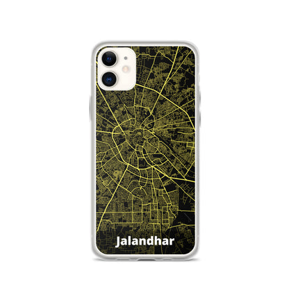 Jalandhar Map iPhone Case