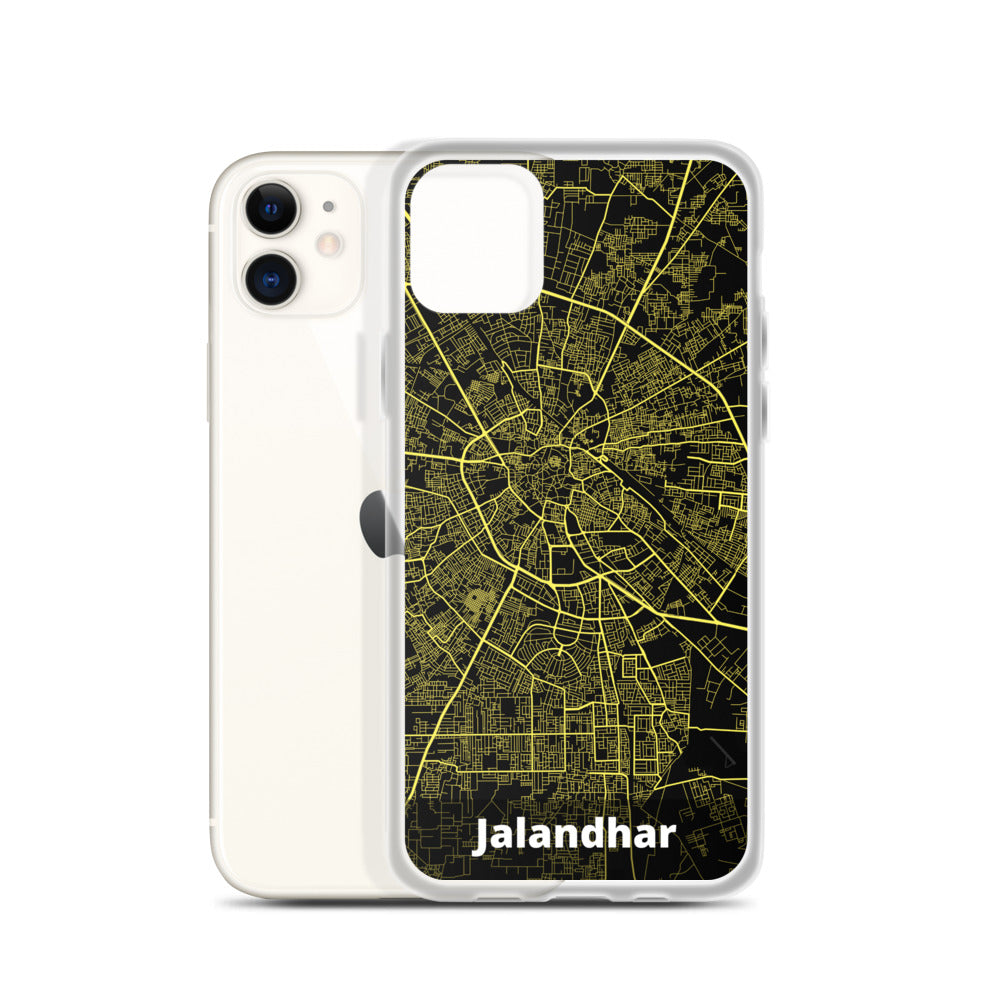 Jalandhar Map iPhone Case