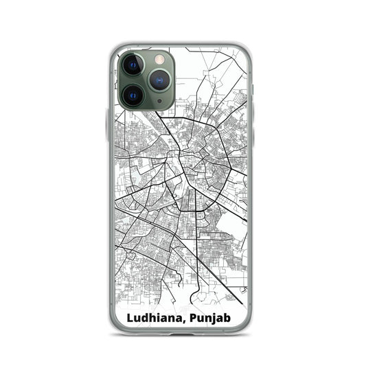 Ludhiana Map iPhone Case