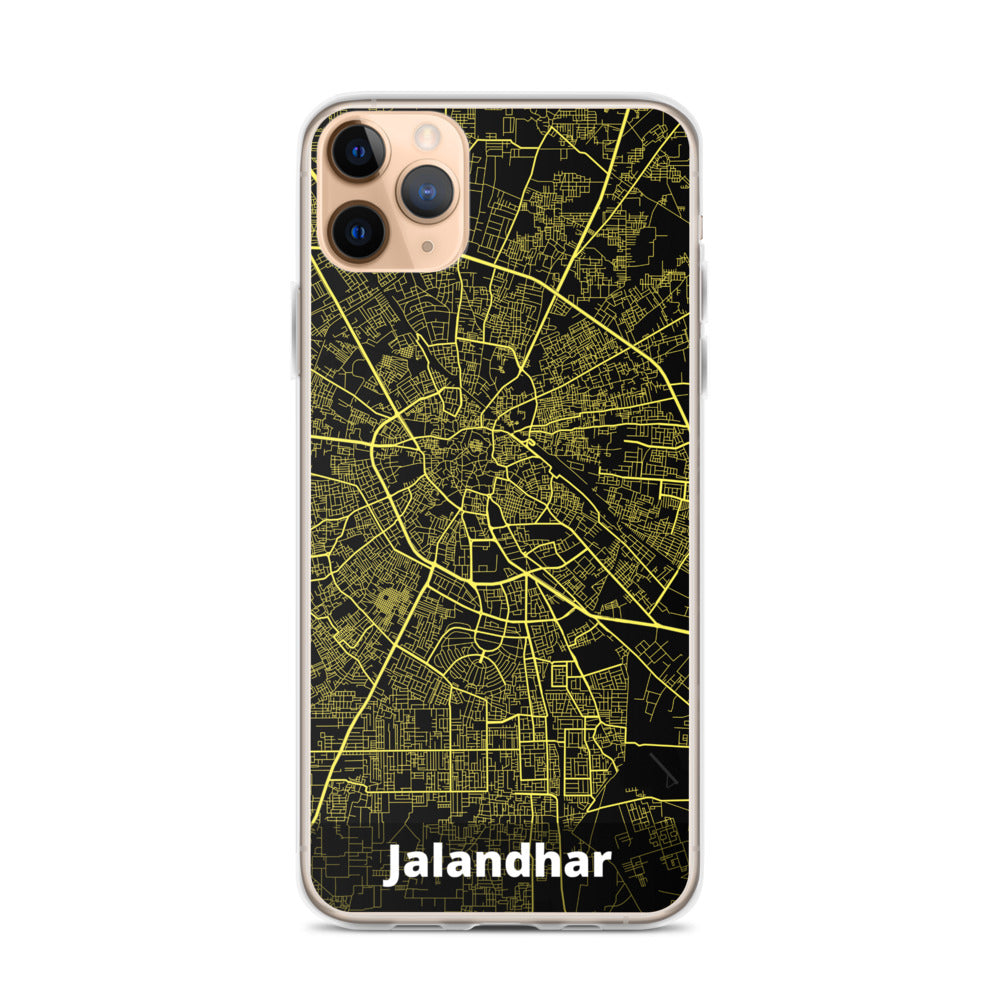 Jalandhar Map iPhone Case