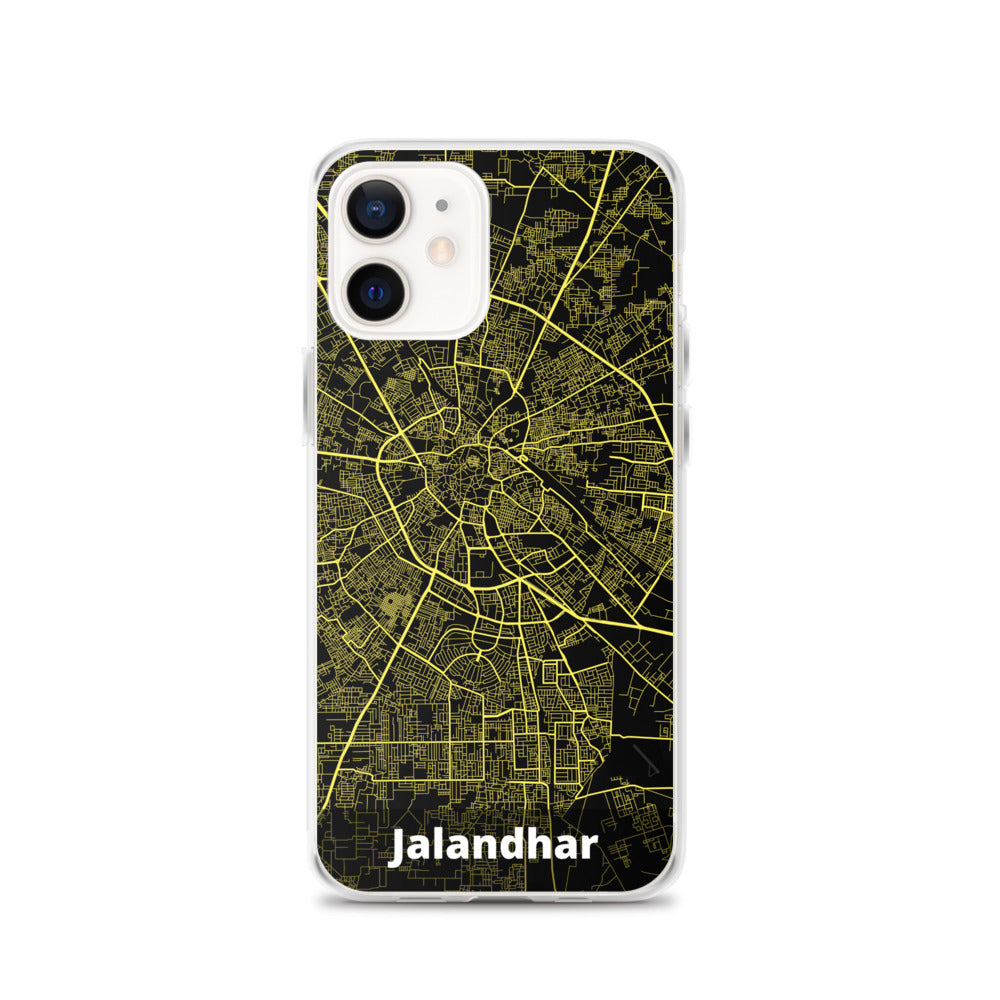 Jalandhar Map iPhone Case