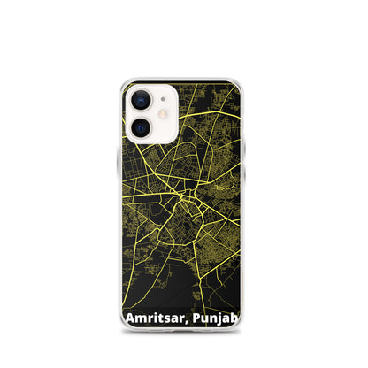 Amritsar Map iPhone Case