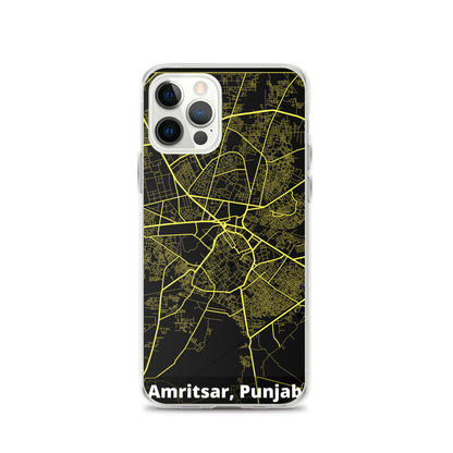 Amritsar Map iPhone Case