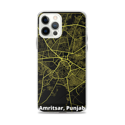 Amritsar Map iPhone Case