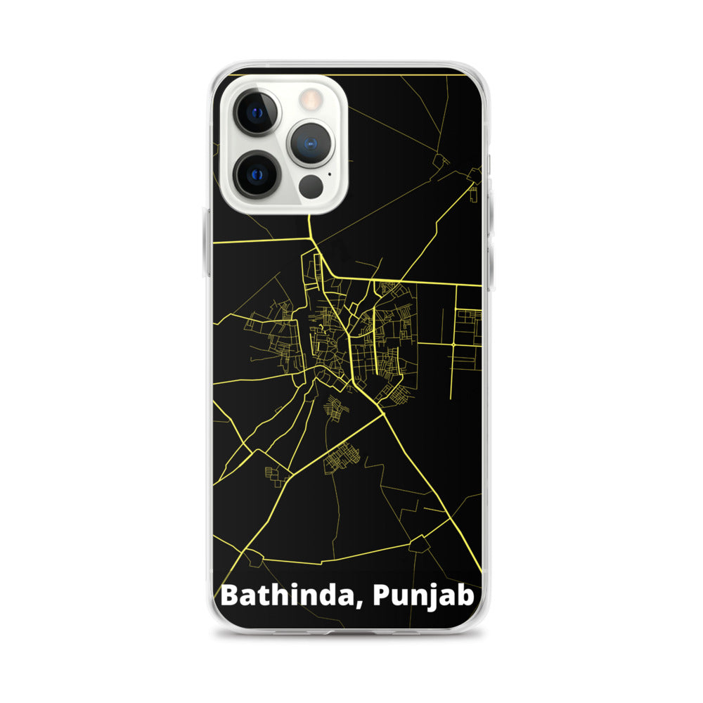 Bathinda Map iPhone Case