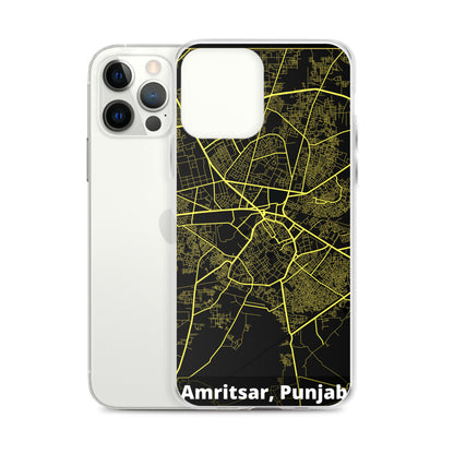 Amritsar Map iPhone Case